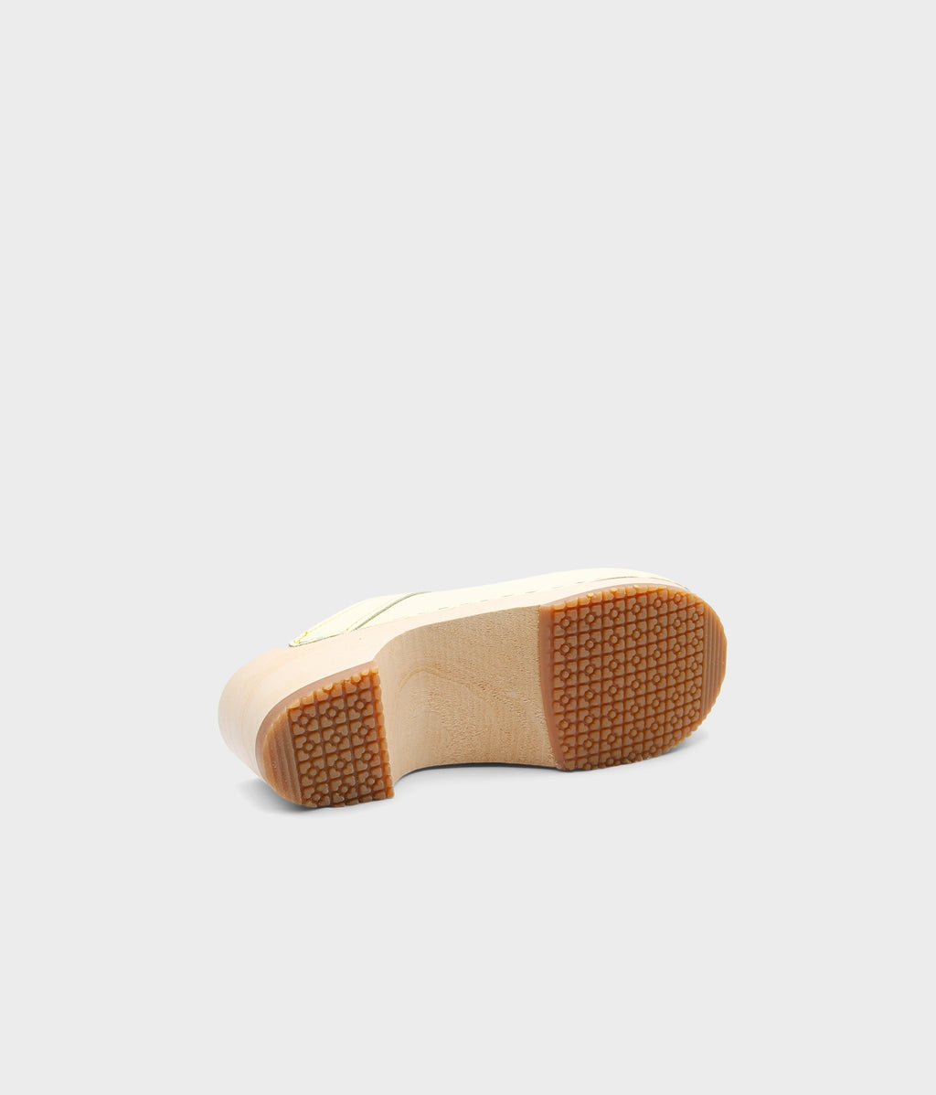 Close-up of a shoe sole with a white background