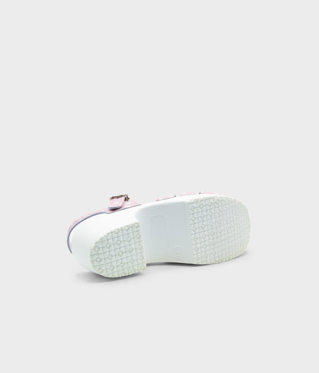 Livlig Pink polka dots