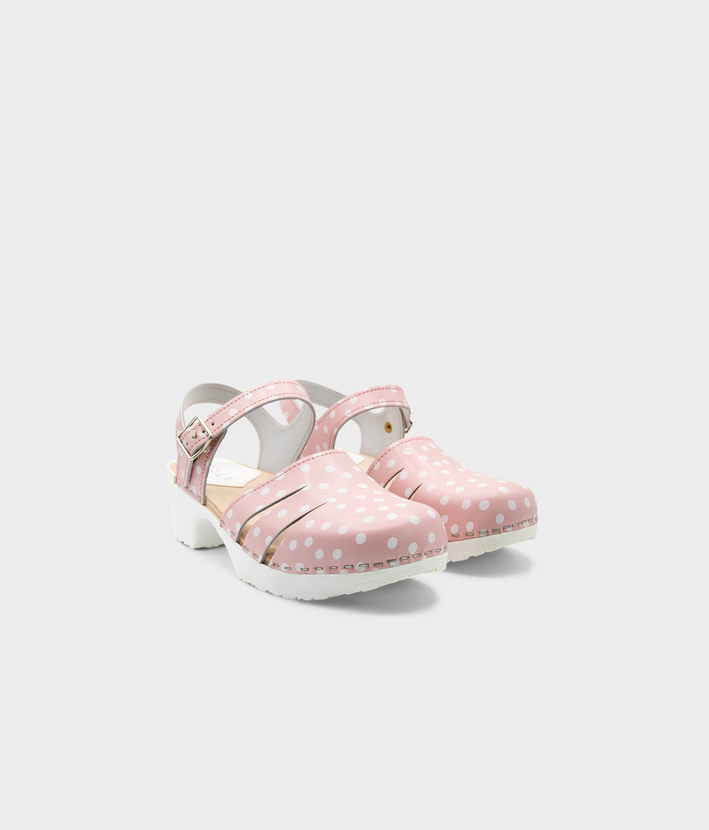 Livlig Pink Polka Dots