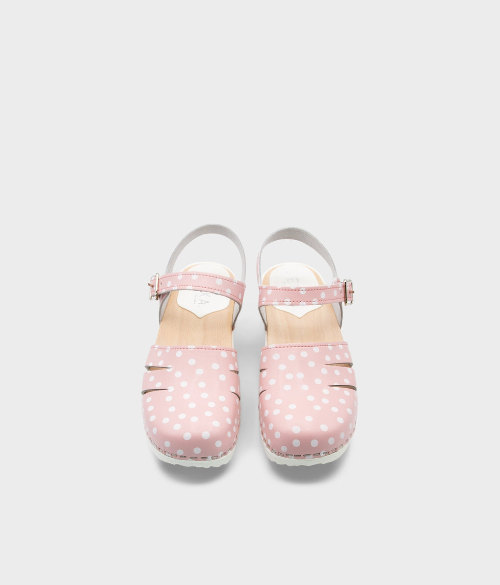 Livlig Pink Polka Dots